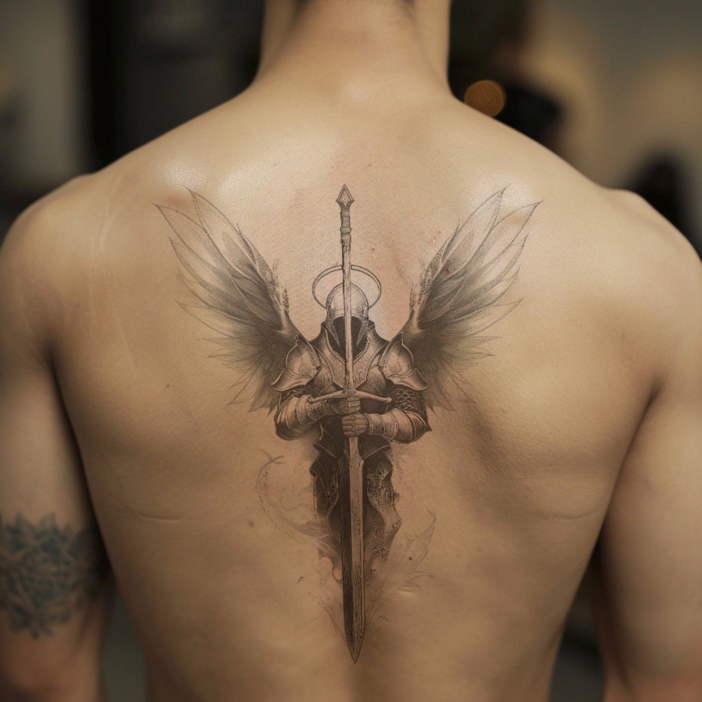 angel back tattoos for men 0067