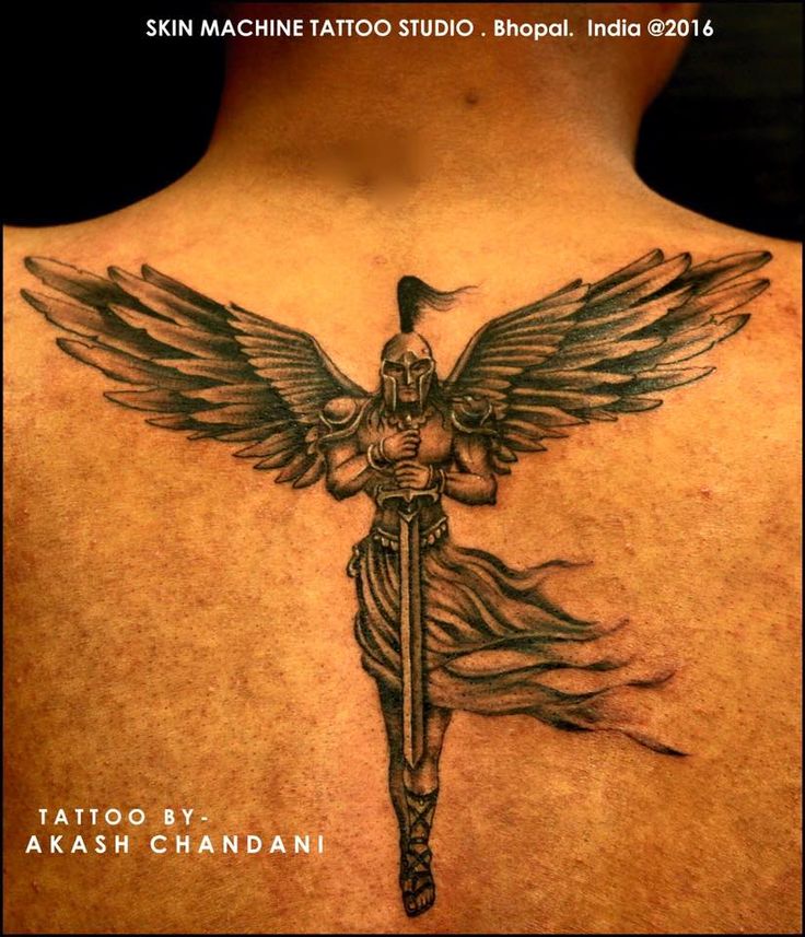 angel back tattoos for men 0090