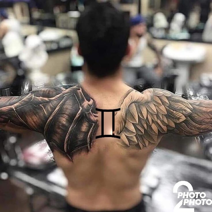 angel back tattoos for men 0098