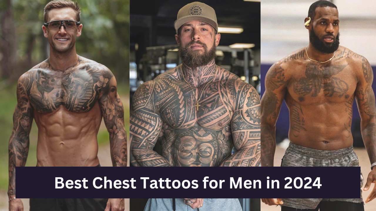 angel chest tattoos for men 0015