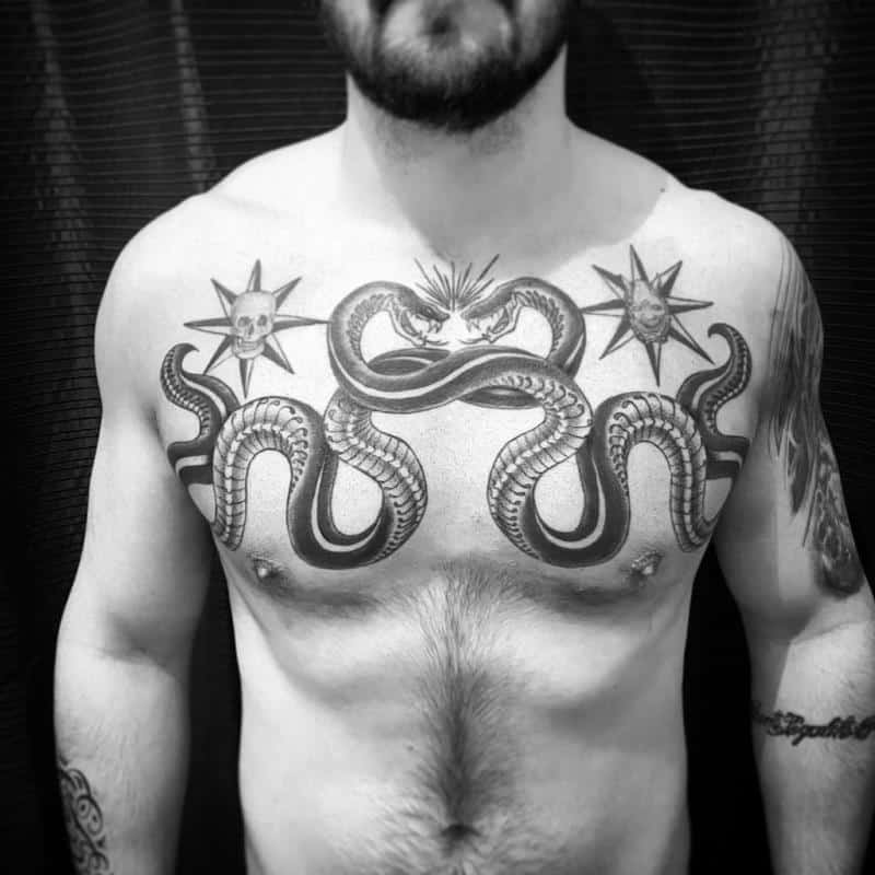 angel chest tattoos for men 0041