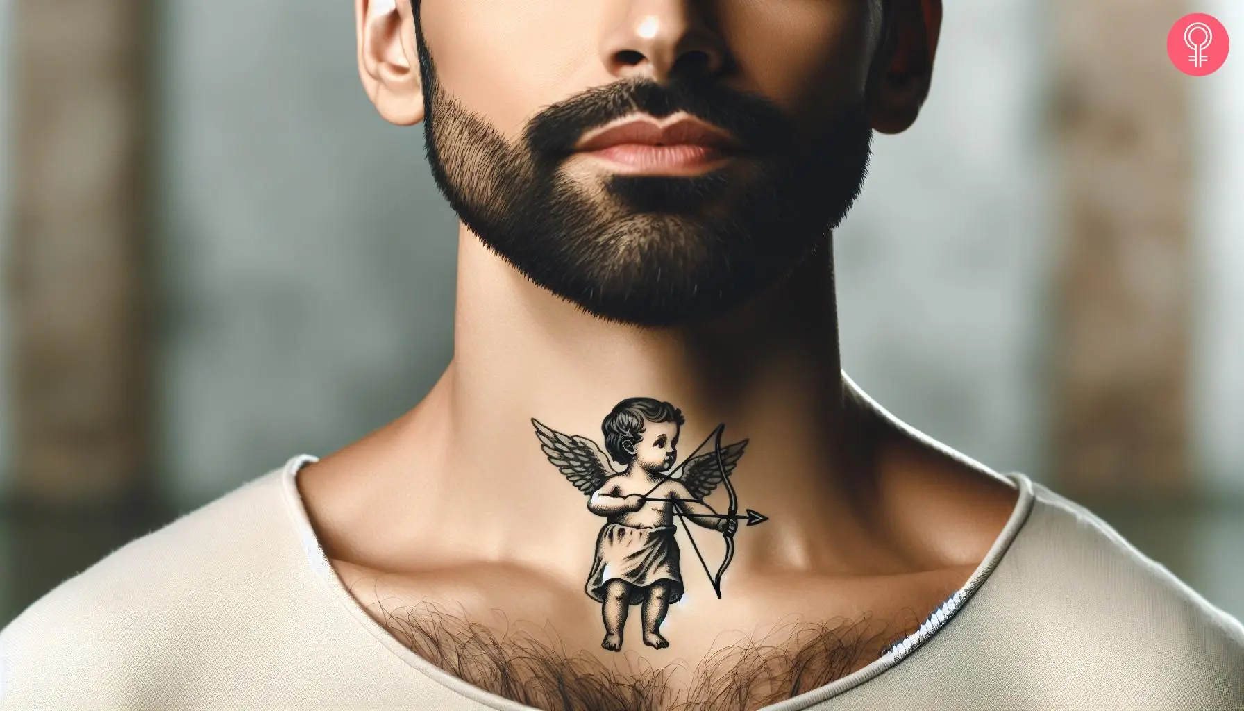 angel chest tattoos for men 0051