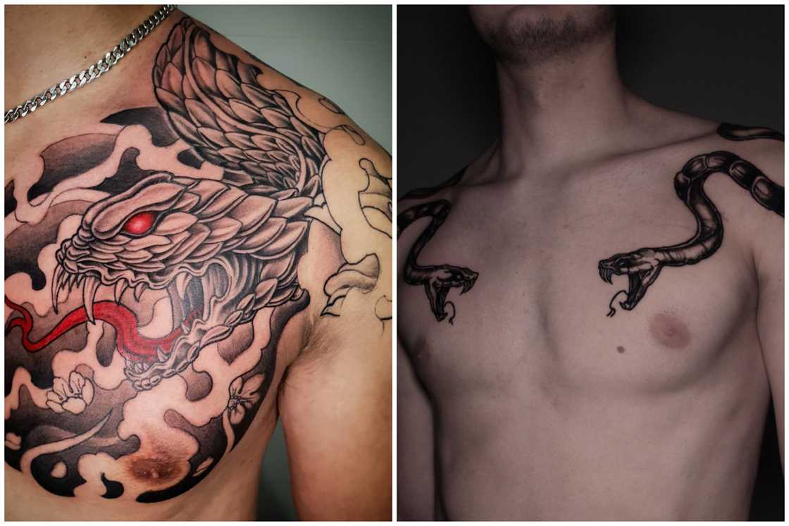 angel chest tattoos for men 0055