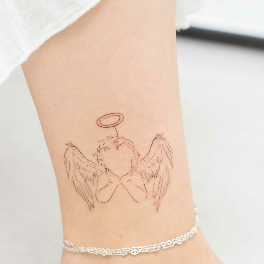 angel chest tattoos for men 0088