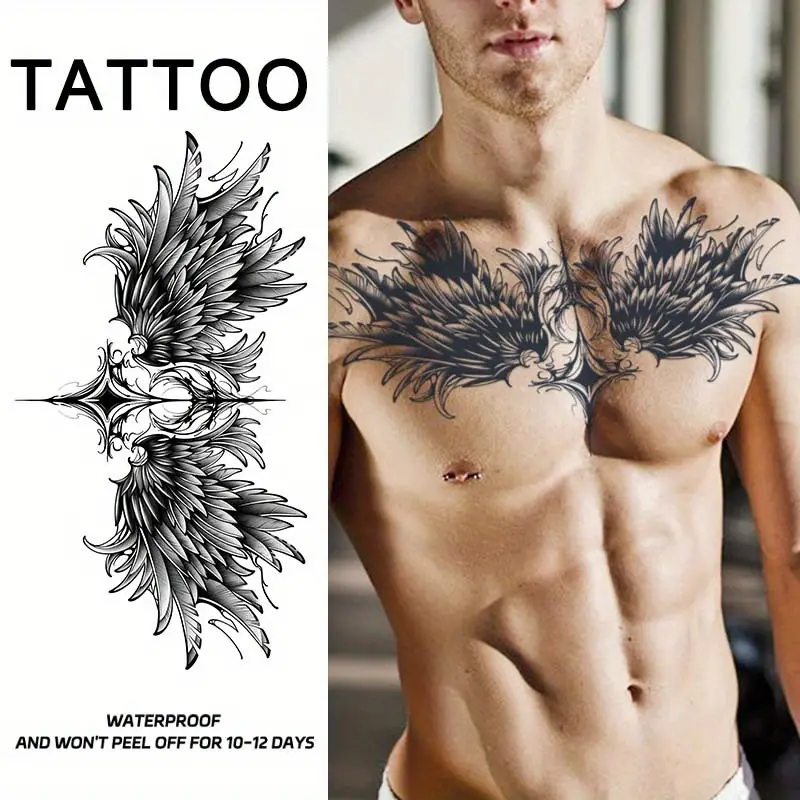 Angel Demon tattoos for men 0011