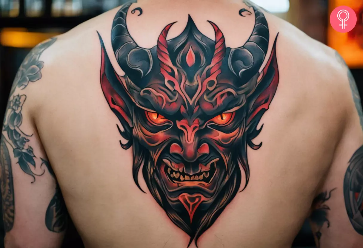 Angel Demon tattoos for men 0030