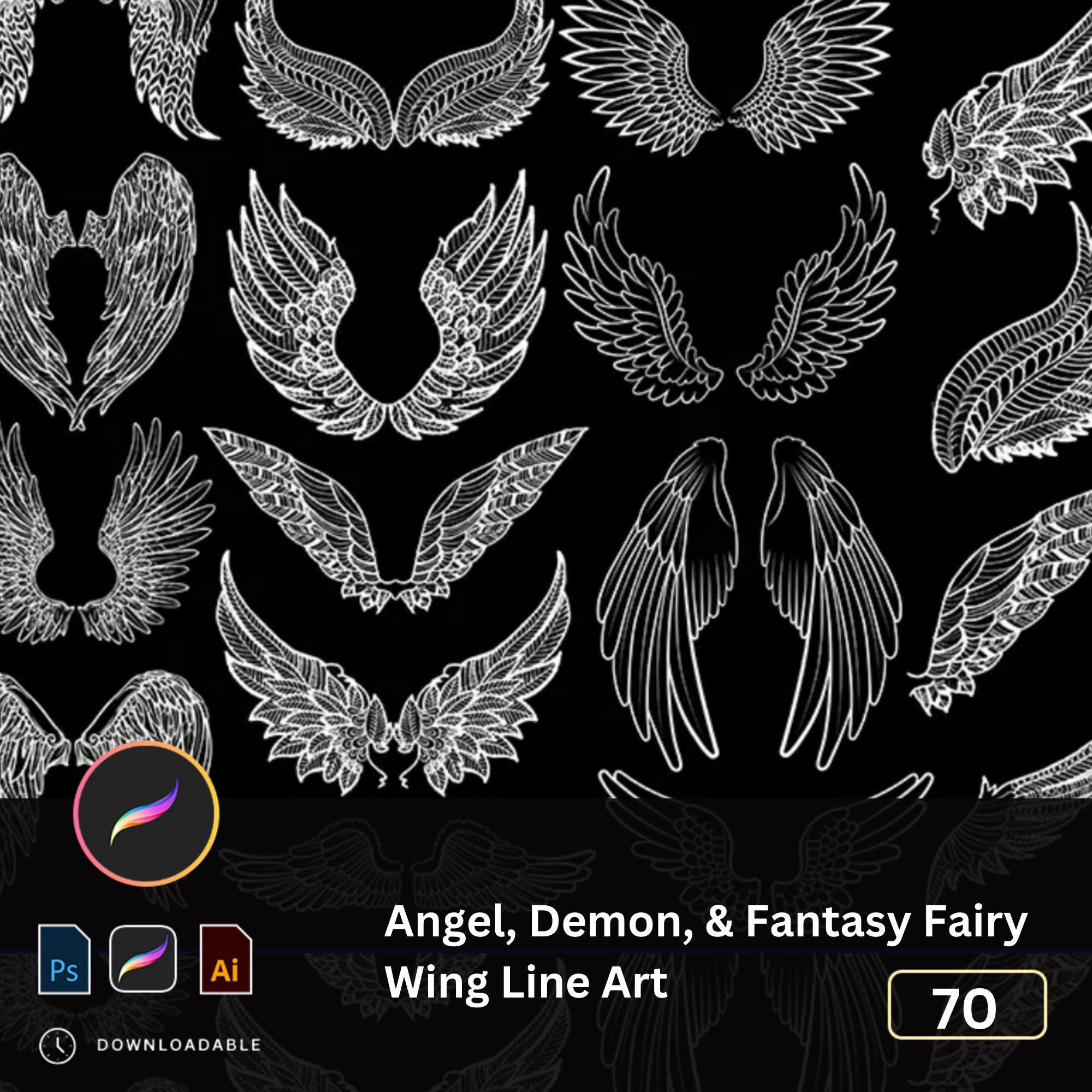 Angel Demon tattoos for men 0071