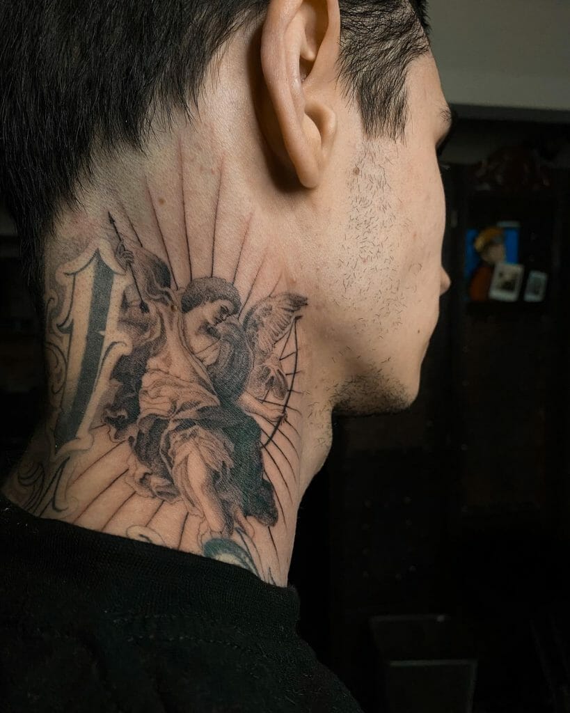 angel neck tattoos for men 0028