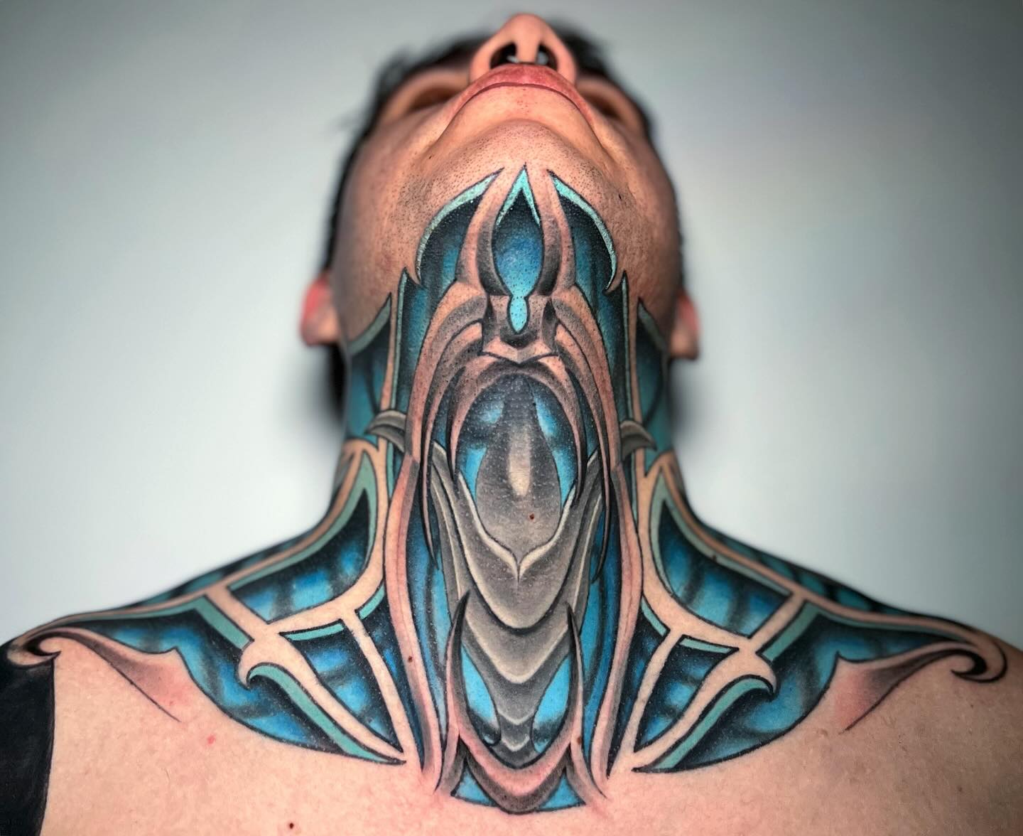 angel neck tattoos for men 0049