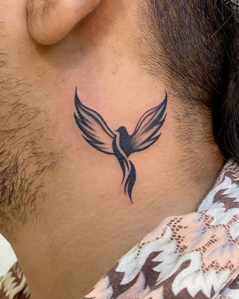 angel neck tattoos for men 0064