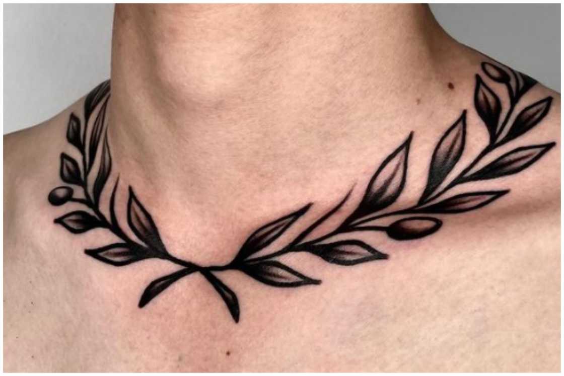 angel neck tattoos for men 0082