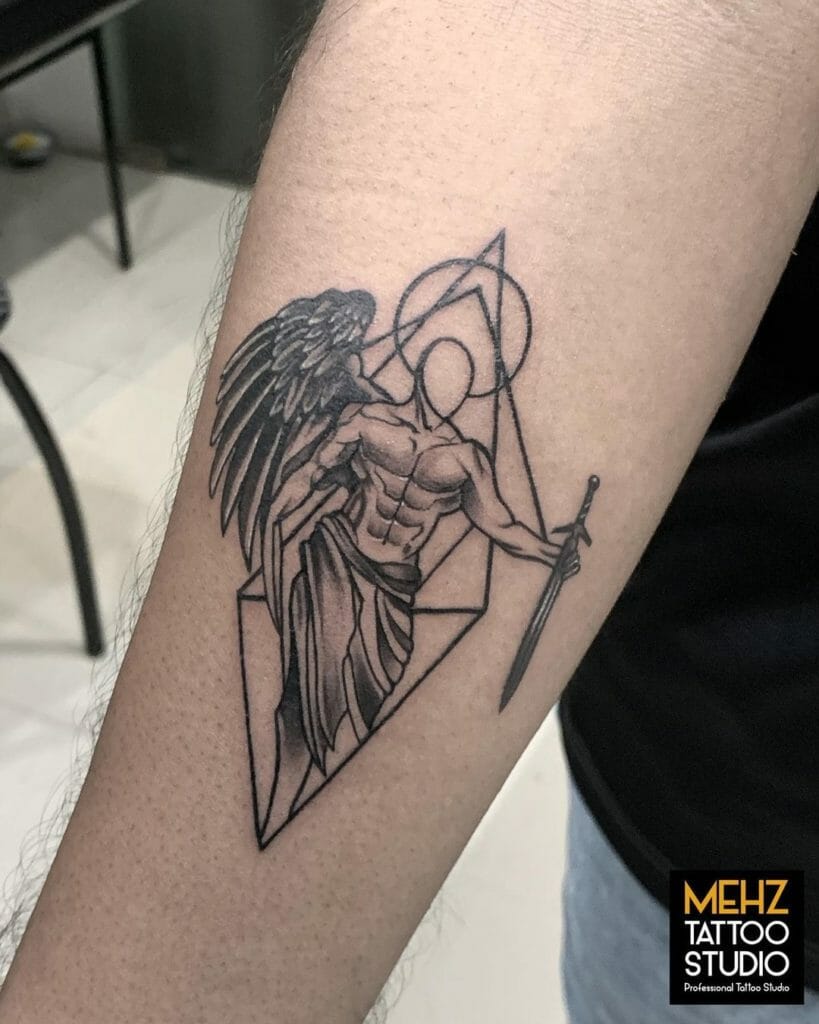 angel tattoos for men 0014