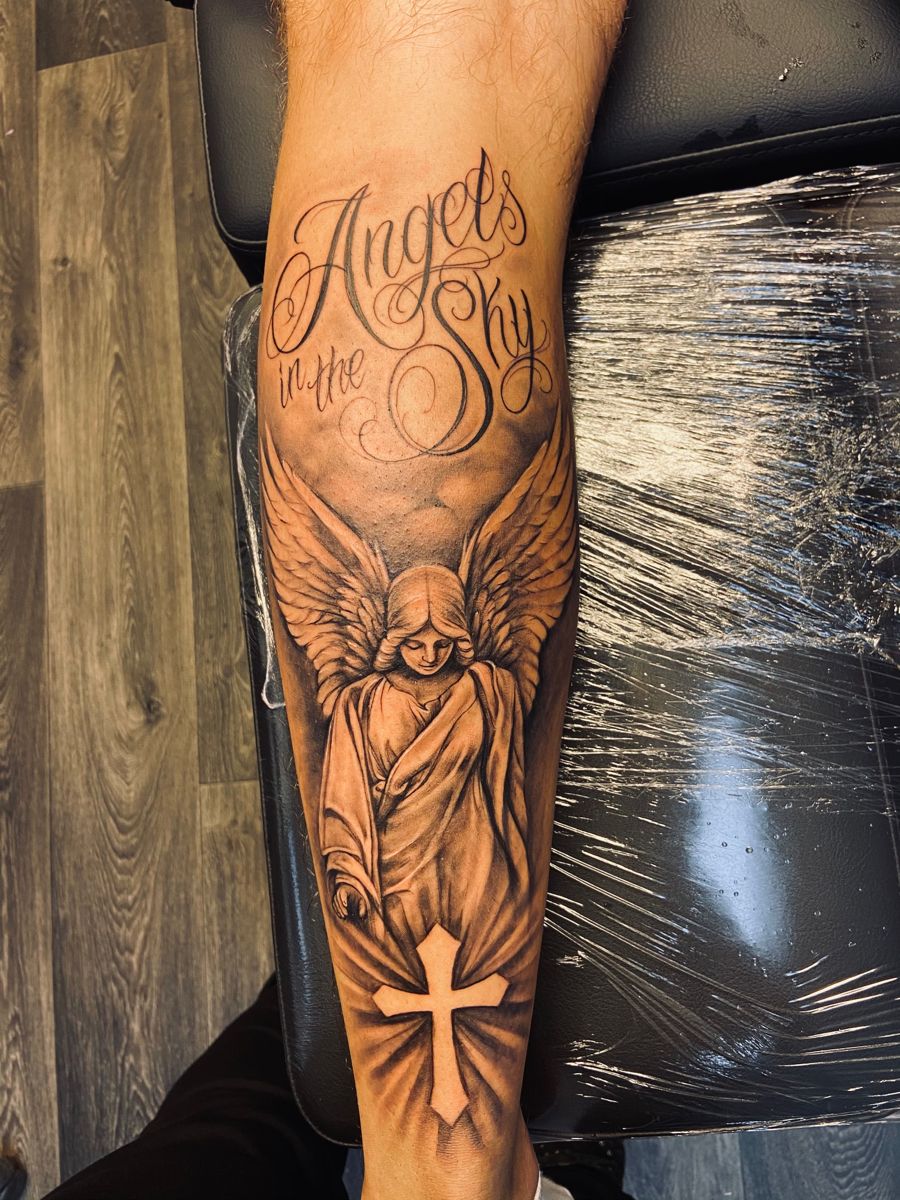 angel tattoos for men 0091