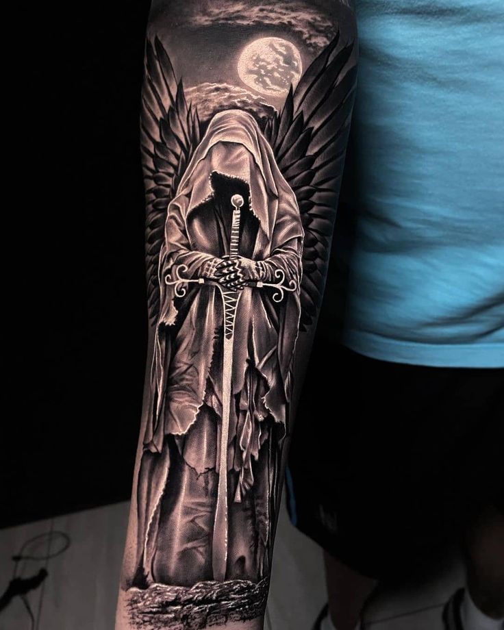 angel tattoos for men 0093