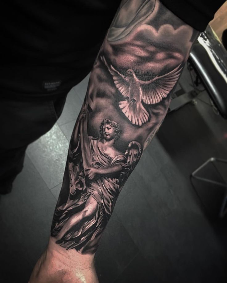 angel tattoos for men 0097