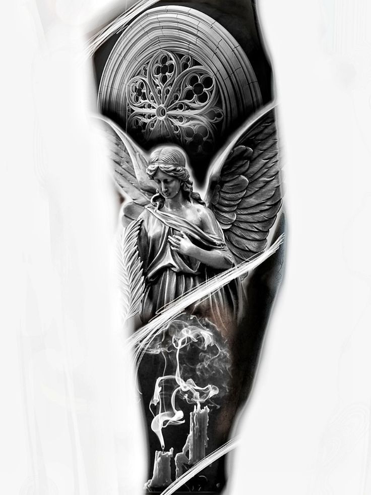 angel tattoos for men 0098