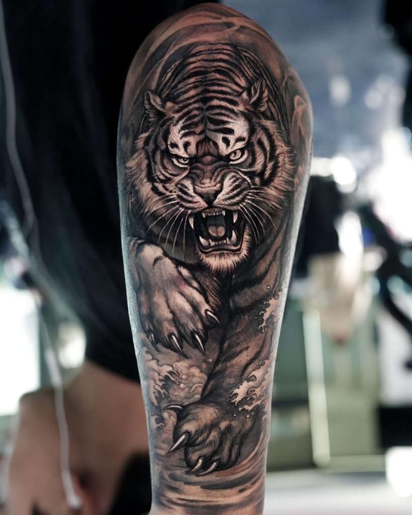 angry tattoos for men 0022