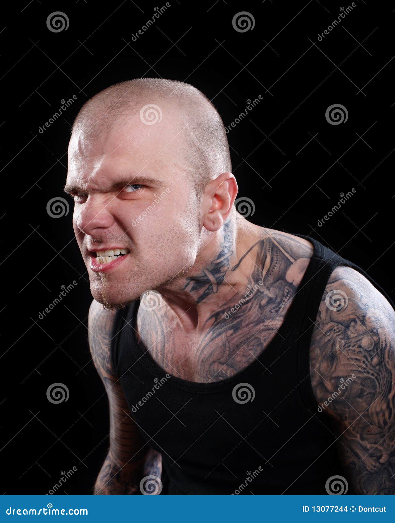 angry tattoos for men 0067