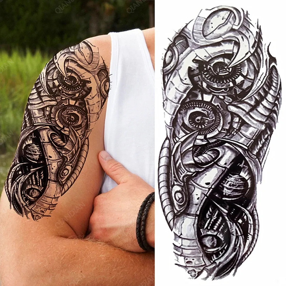 animal sleeve tattoos for men 0012