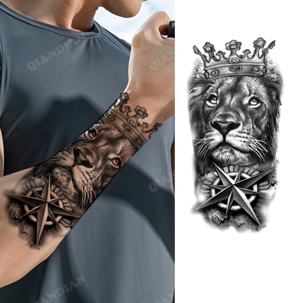 animal sleeve tattoos for men 0014