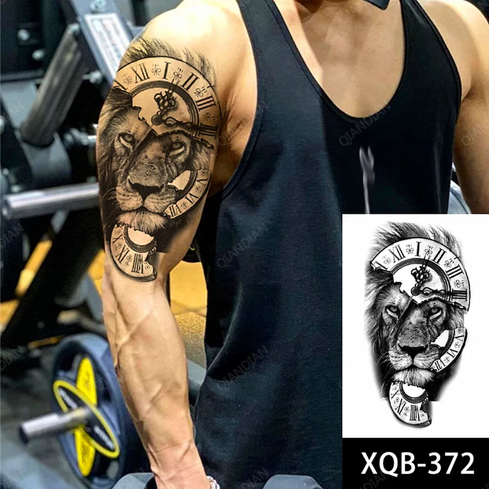 animal sleeve tattoos for men 0018