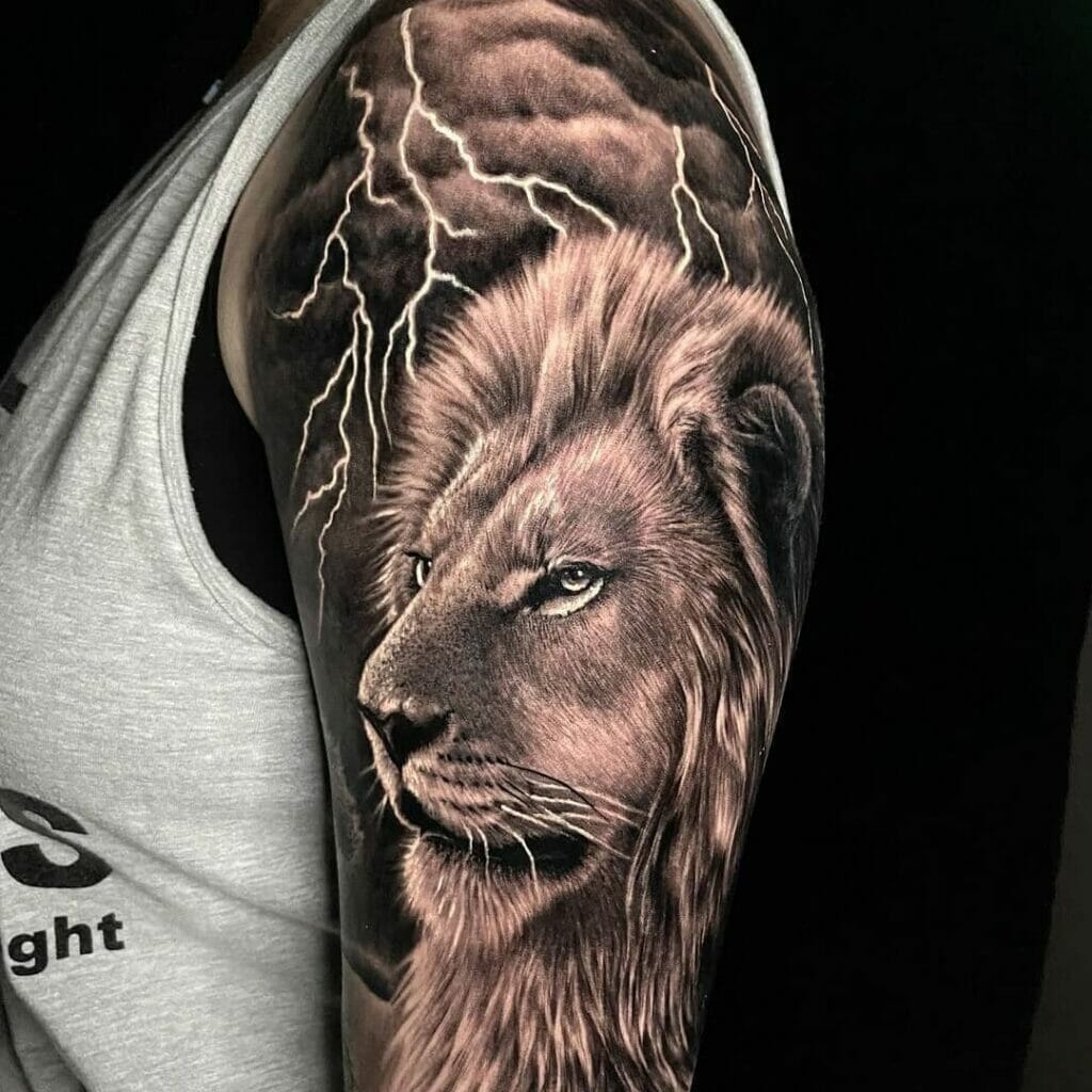 animal sleeve tattoos for men 0021