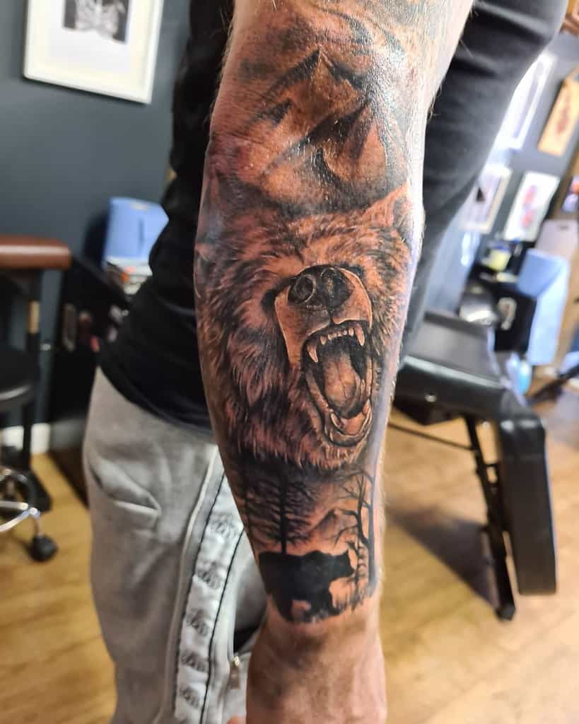 animal sleeve tattoos for men 0040