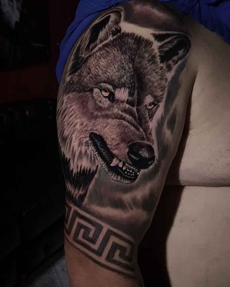 animal sleeve tattoos for men 0043