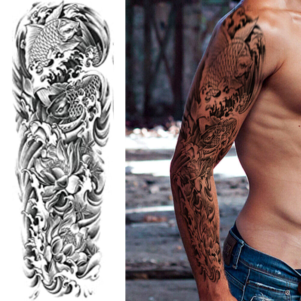 animal sleeve tattoos for men 0049