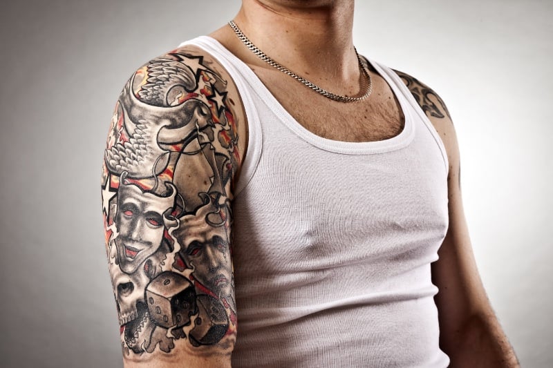 animal sleeve tattoos for men 0065