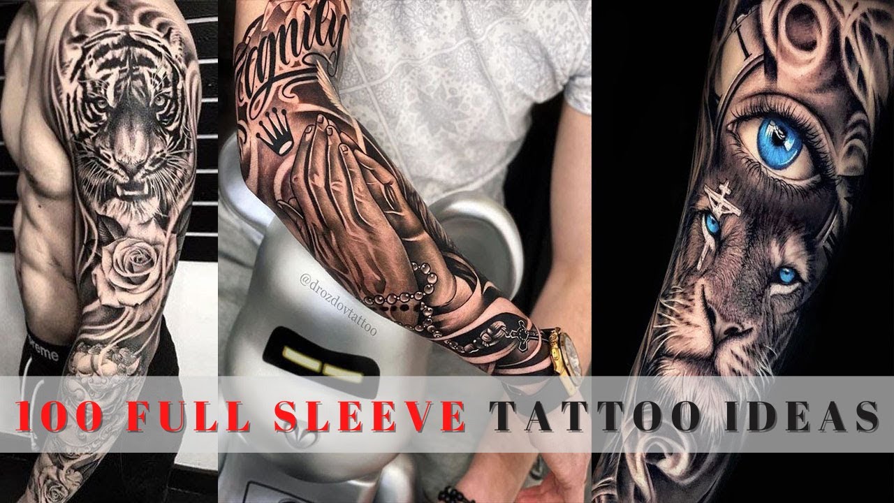 animal sleeve tattoos for men 0086