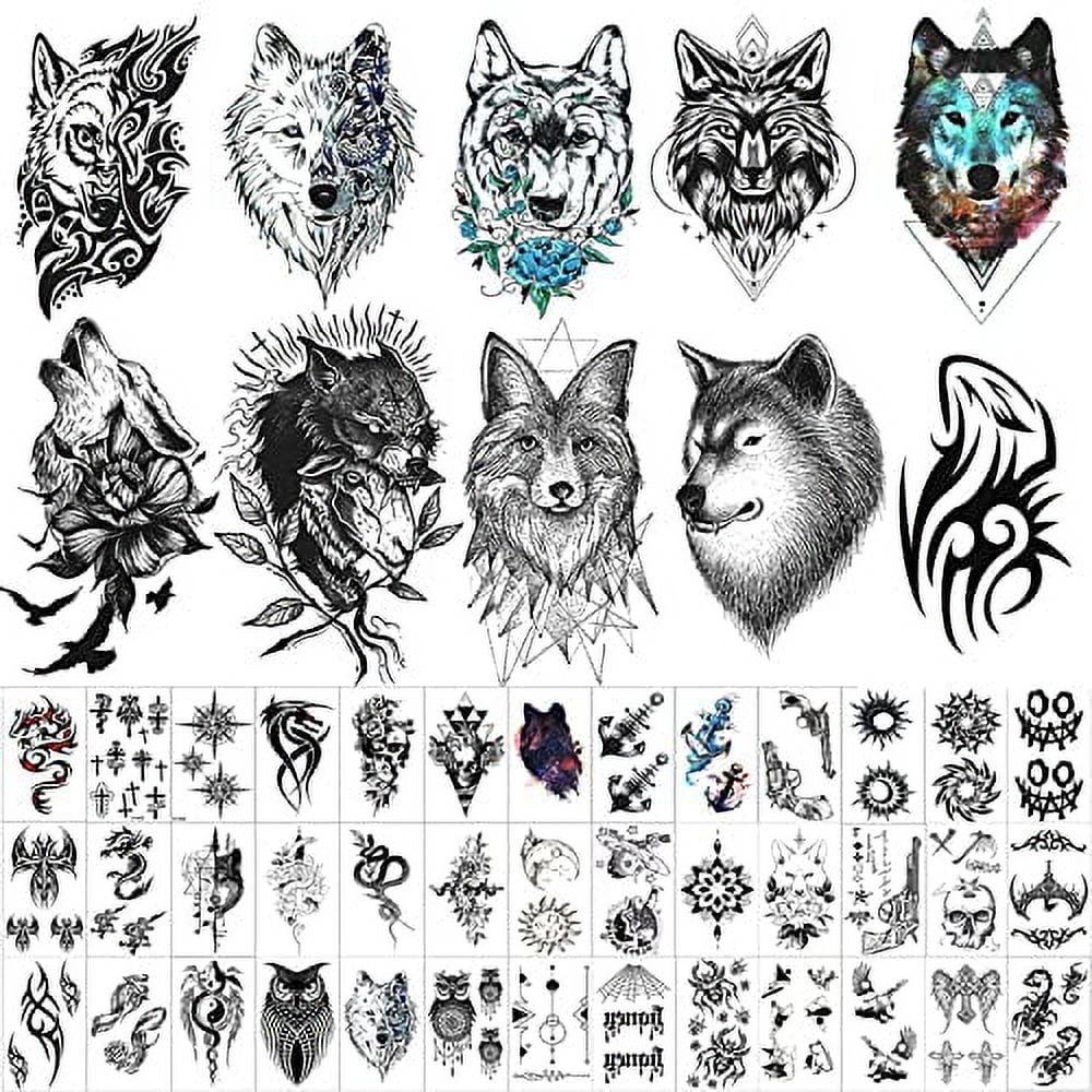 animal sleeve tattoos for men 0096