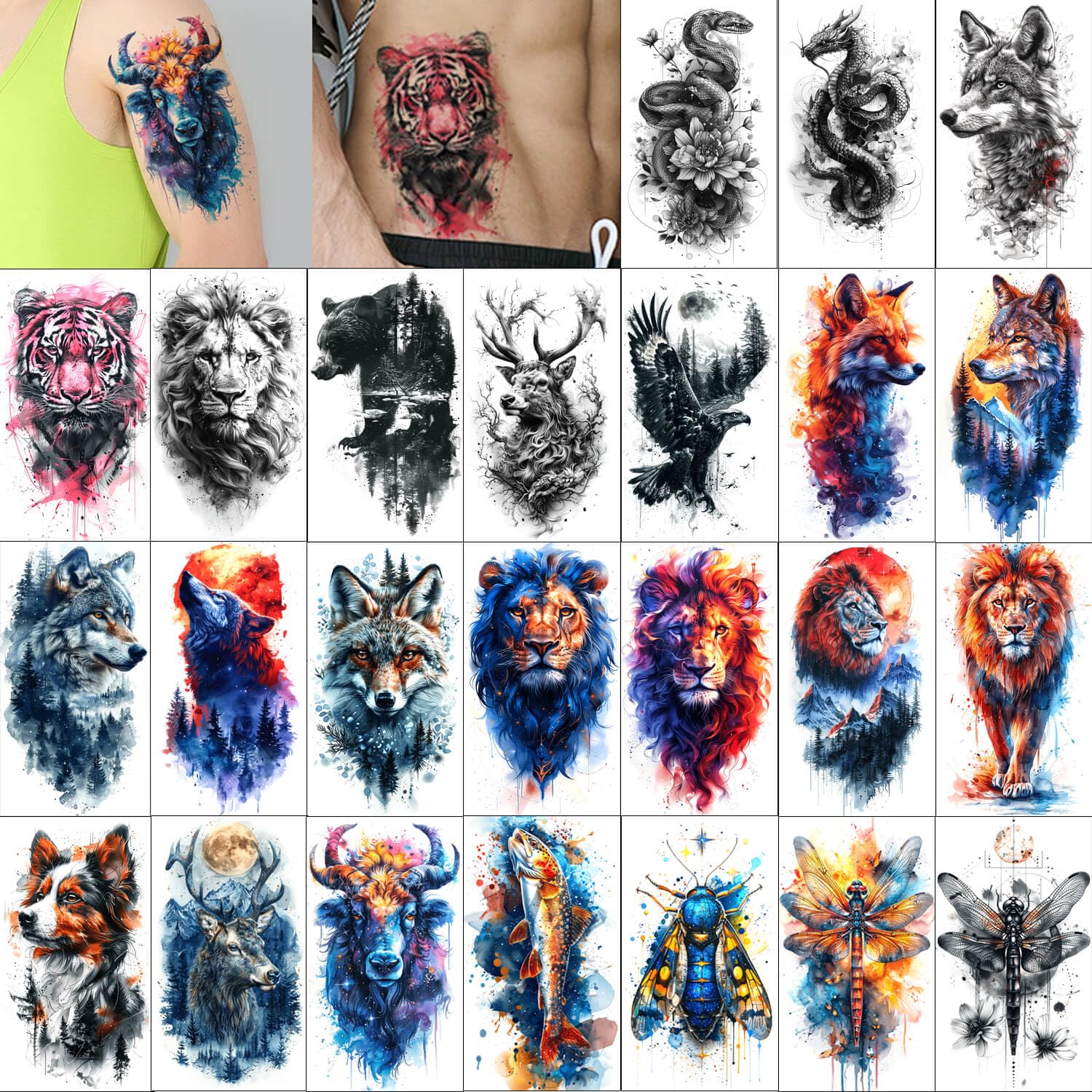 animal tattoos for men 0016