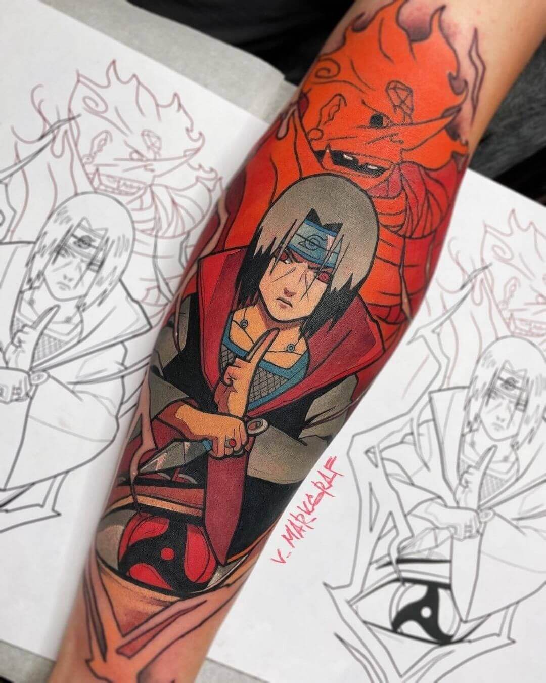 anime hand tattoos for men 0025