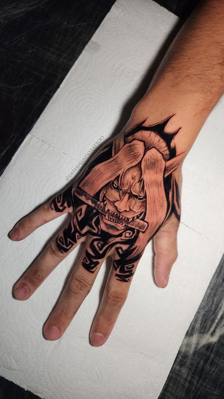 anime hand tattoos for men 0069