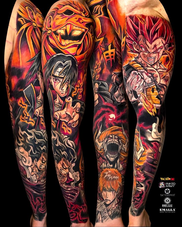 anime tattoos for men 0013