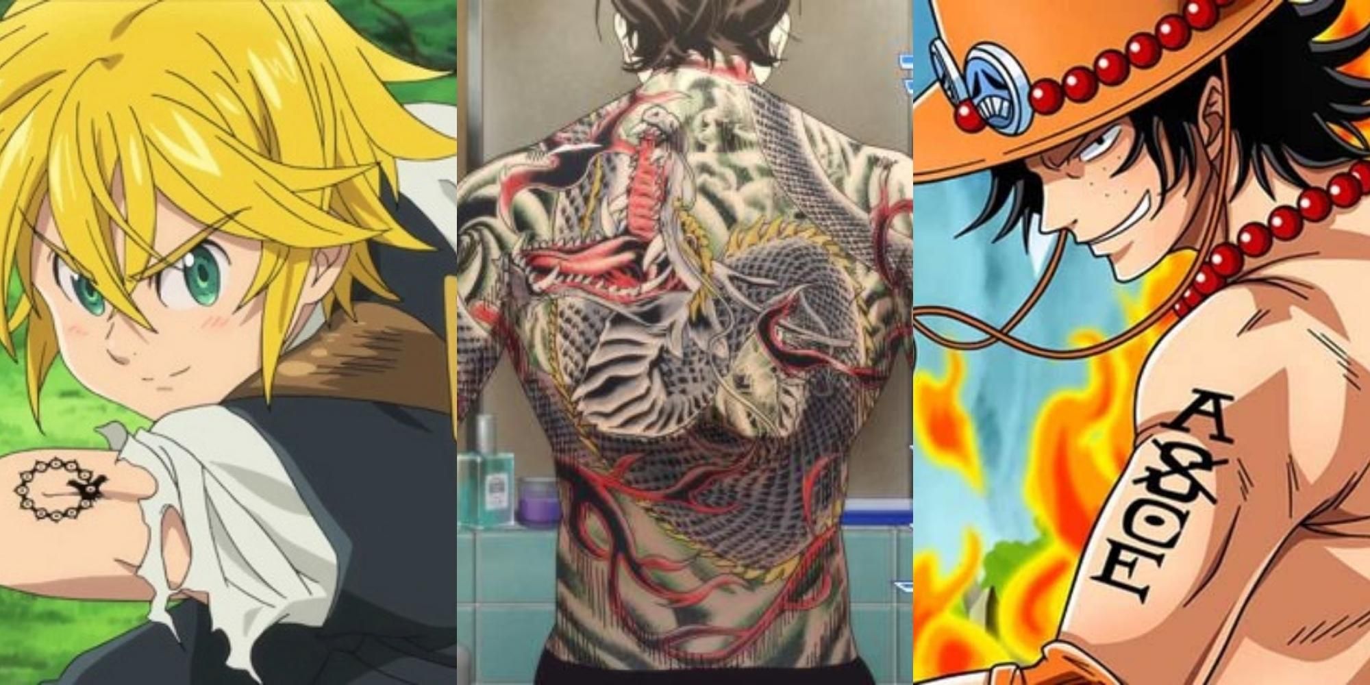 anime tattoos for men 0017