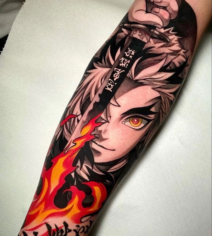 anime tattoos for men 0081