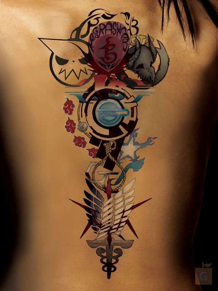 anime tattoos for men 0099