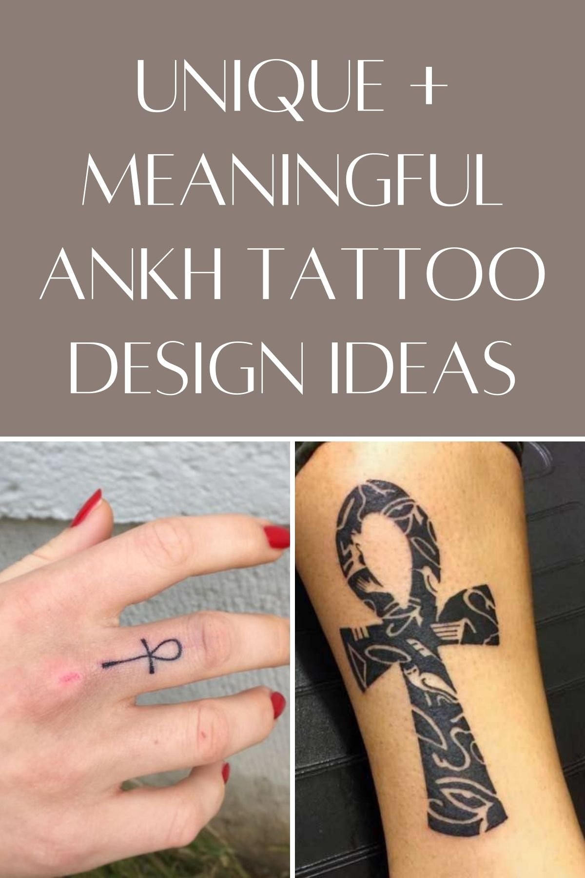 ankh tattoos for men color schemes