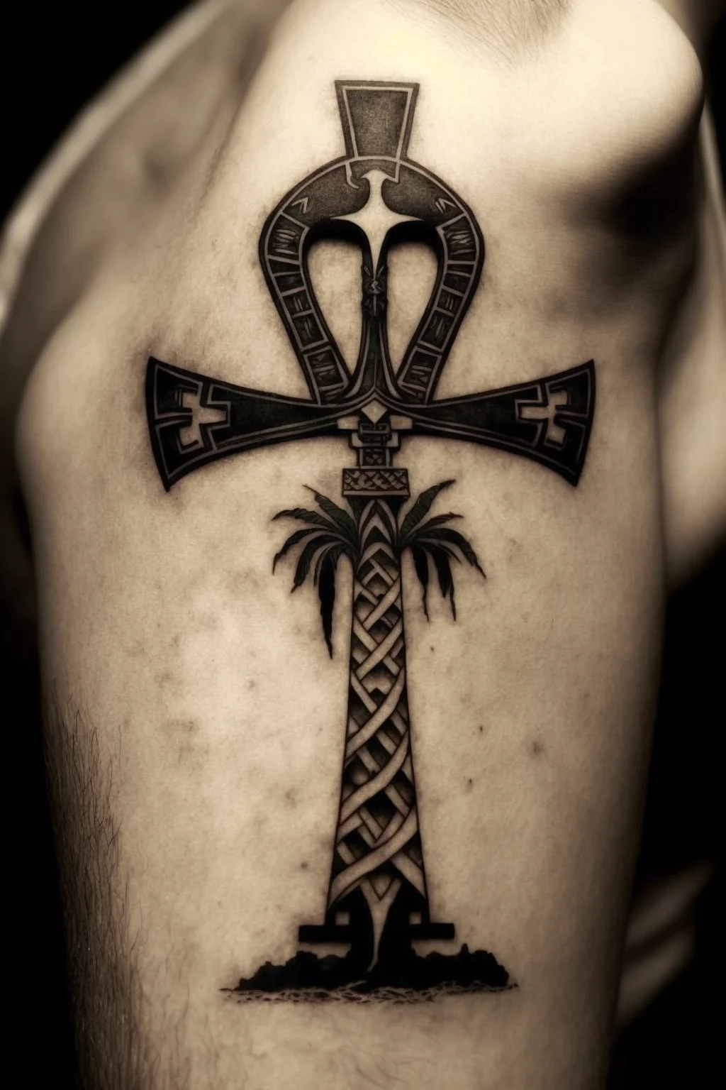 ankh tattoos for men 0055