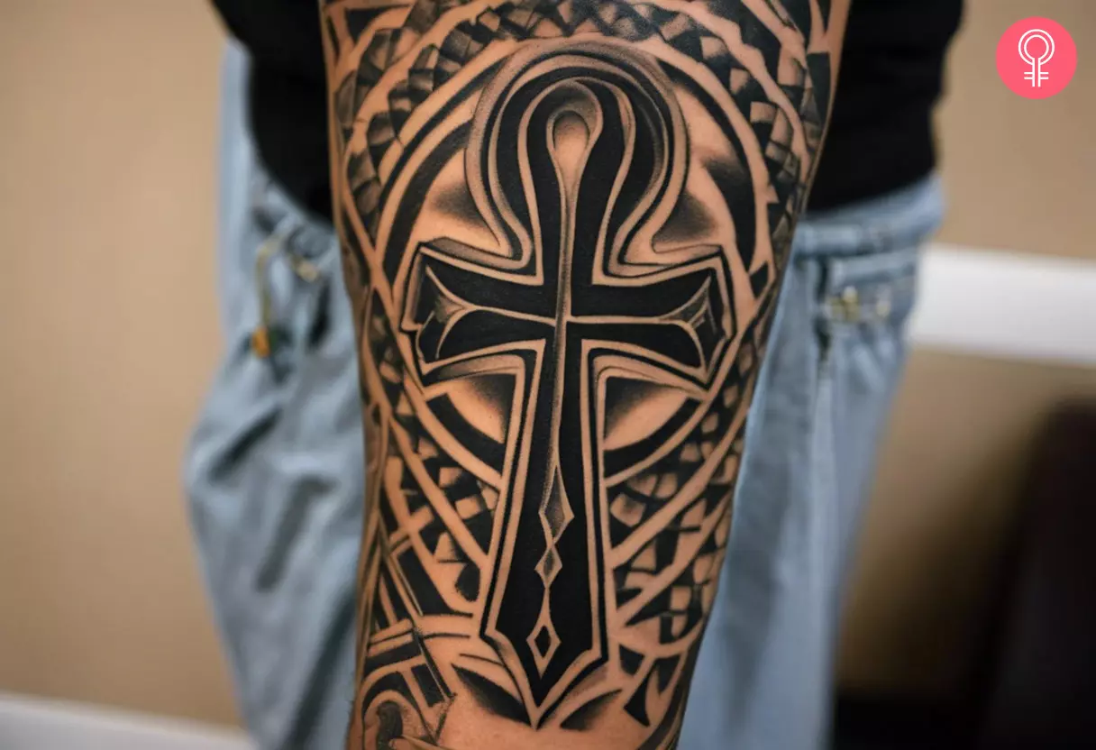 ankh tattoos for men 0065