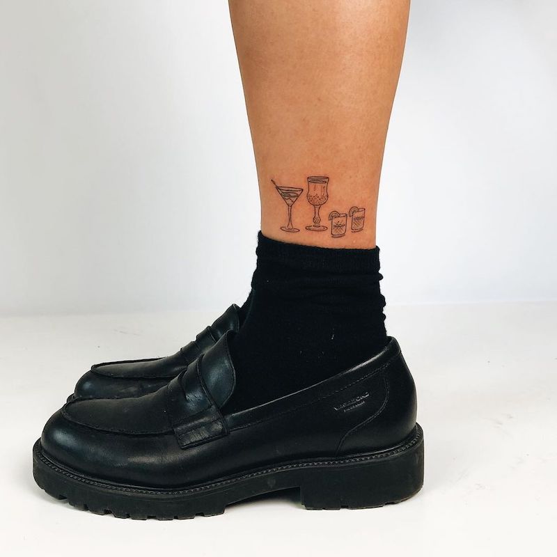 ankle tattoos for men 0035