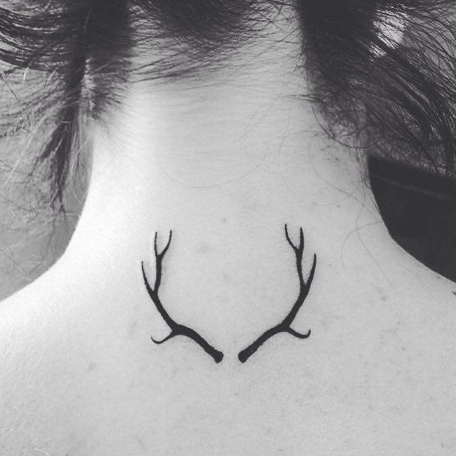 antler tattoos for men 0017