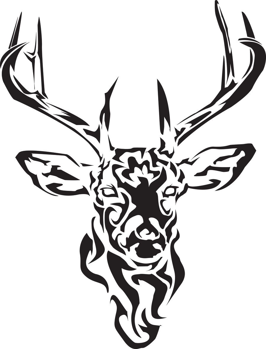 antler tattoos for men 0021