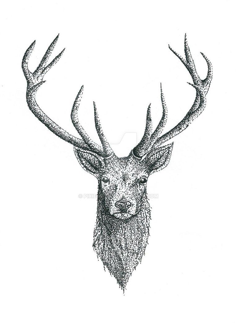 antler tattoos for men 0029