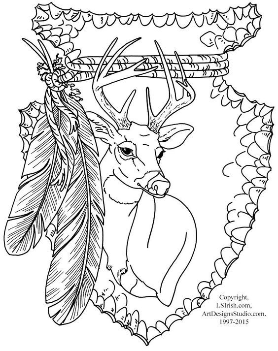 antler tattoos for men 0033