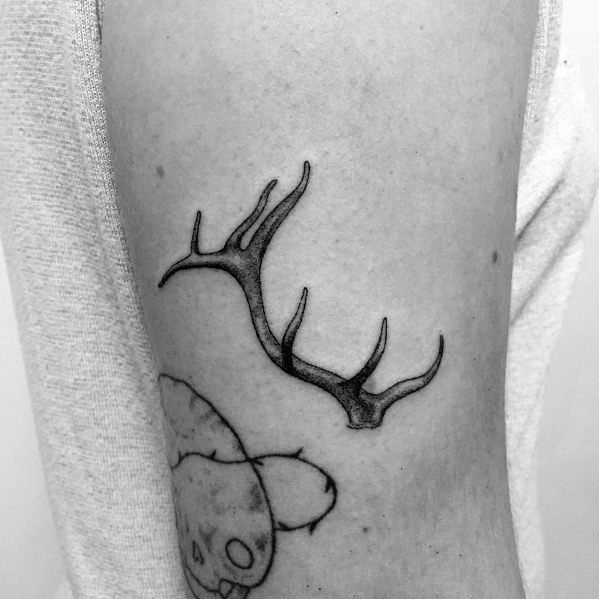 antler tattoos for men 0036