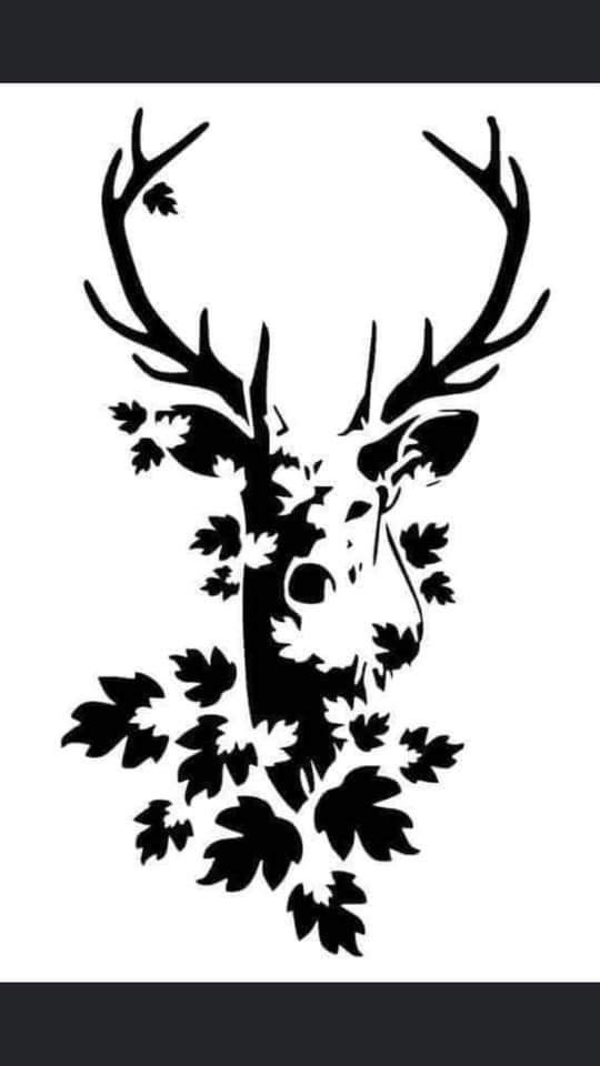 antler tattoos for men 0040