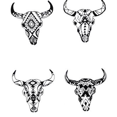 antler tattoos for men 0067